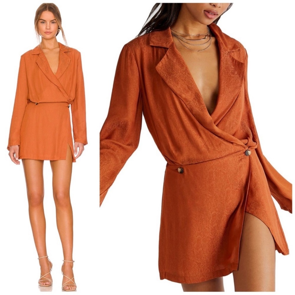 FREE PEOPLE Simone Mini Dress in Cinnaber
- BRAND NEW WITH TAGS